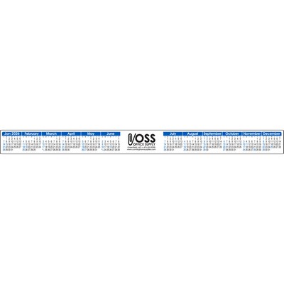 Stick-A-Strip™ Blue & Black Keyboard Calendar