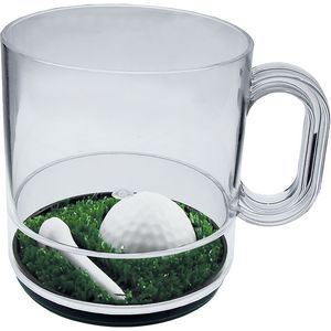 FORE Clear Golf Glass Coffee Mug – ITS-GOLF