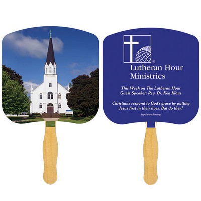 Religious Hand Fan/ Church-Religious