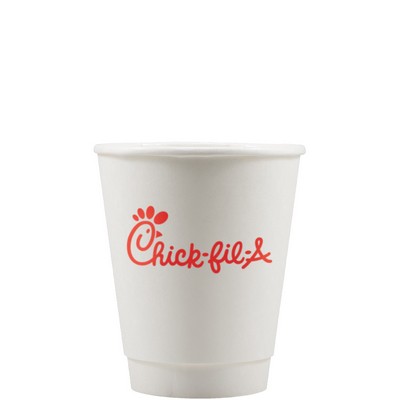8 oz Insulated Paper Cup - White - Tradition