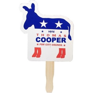 Stock Patriotic Hand Fan