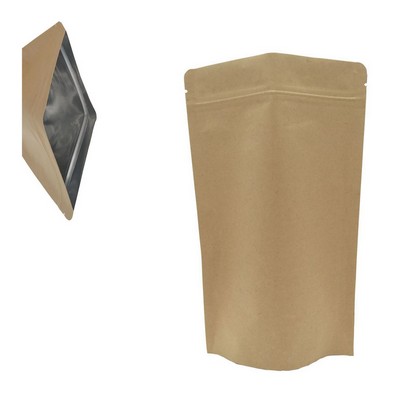 Stand-up Reusable Sealing Kraft Paper Bag with Zip Lock