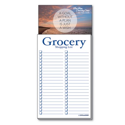 Add-On™ Business Card Magnet + Grocery Shopping List Pad