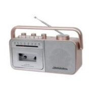 Studebaker Portable Rose Gold Cassette Player/Recorder w/AM/FM Radio