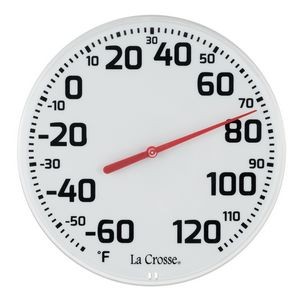 La Crosse® 8.5" White Dial Thermometer