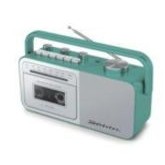 Studebaker Portable Teal Green Cassette Player/Recorder w/AM/FM Radio