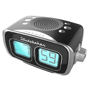 Studebaker Retro Digital Bluetooth® AM/FM Clock Radio (Black)