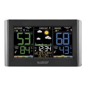 La Crosse® Wireless Weather Forecast Station w/Color LCD Display