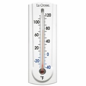 Analog Thermometer w/ Hidden Key Holder (2.5"x6.5")