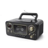 Studebaker Portable CD Player w/AM/FM Radio & Cassette Player/Recorder (Black)