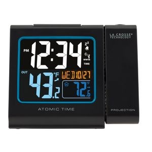 La Crosse® Technology Atomic Alarm Clock w/Projection & Sensor