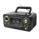 Studebaker Portable Bluetooth® CD Player w/AM/FM Radio & Cassette Player/Recorder (Black)