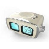 Studebaker Retro Digital Bluetooth® AM/FM Clock Radio (Cream)