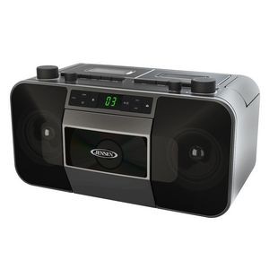 Jensen Audio Portable Stereo CD Player Dual Cassette Deck Recorder w/AM/FM Radio