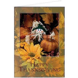 Scarecrow Thanksgiving Greeting Card