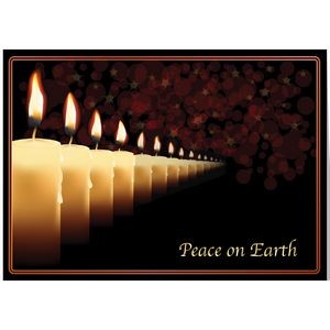 Candle Row Greeting Card