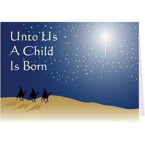 A Child is Born Greeting Card