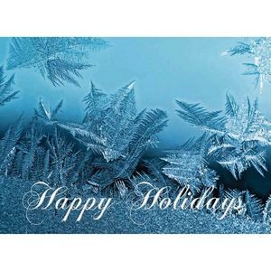 Ice Crystals Greeting Card