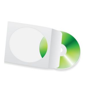 Silkscreen Printed Recordable DVDR (4.7GB) in Paper Window Envelope (500+ quantity)