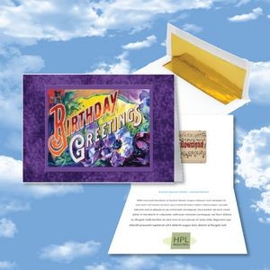 Cloud Nine Birthday Music Download Greeting Card w/ Birthday Greetings