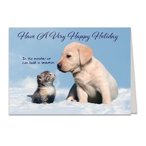 Too Cute Holiday Greeting Card