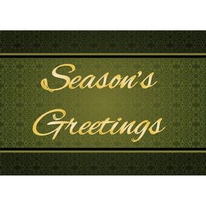 Green Texture Greeting Card