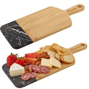 Bamboo and Marble Cutting Board