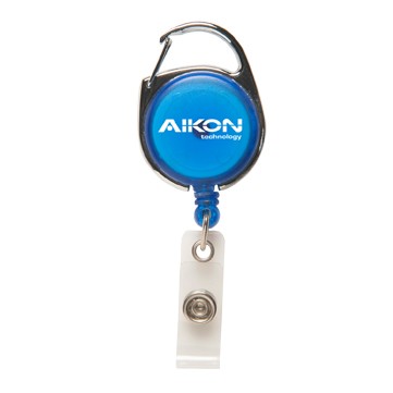 Badge Reel with Carabiner