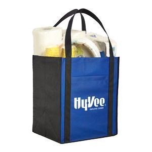 Large Non-Woven Grocery Tote Bag w/ Pocket