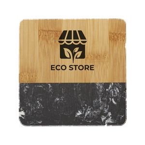 Bamboo and Marble Coaster