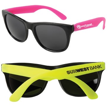 Neon Sunglasses with Black Frame