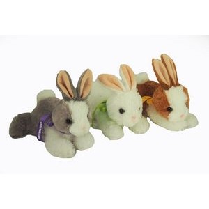 8" Baby Bunnies w/Ribbon & One Color Imprint