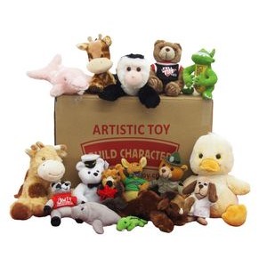 100 Assorted Size & Style Plush Toys