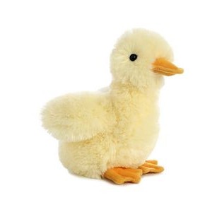 6" Duckling Mini Flopsie Stuffed Animal