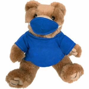 8" Royal Blue Scrubs Bear Stuffed Animal