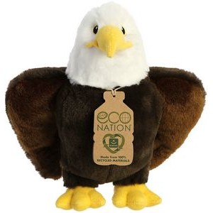 9.5" Eco Eagle Stuffed Animal