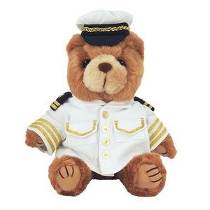 8" Captain Bear Stuffed Animal