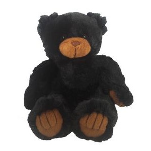 9" Black Peter Bear Stuffed Animal
