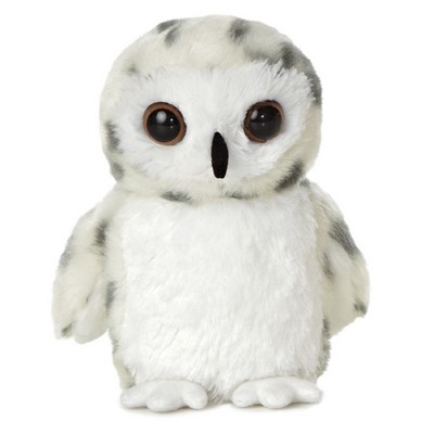 8" Snowy Owl Stuffed Animal