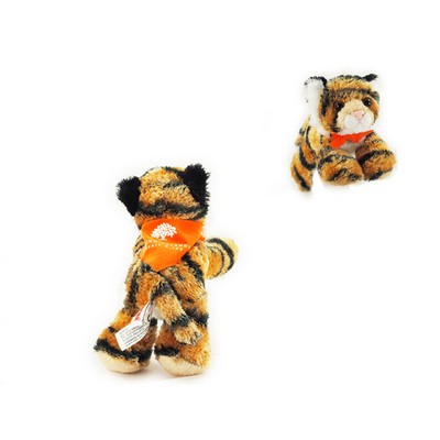8" Tanya Tiger Stuffed Animal w/Bandana & One Color Imprint