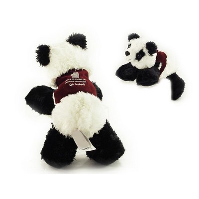 8" Mei Mei Panda Stuffed Animal w/Vest & One Color Imprint