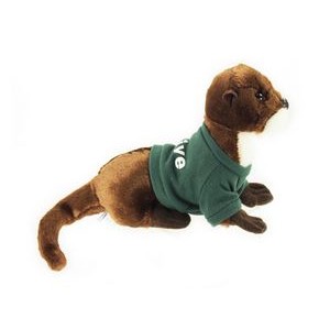 8" Sliddy Otter Stuffed Animal w/T-Shirt & One Color Imprint
