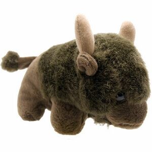 7" Buffalo Stuffed Animal