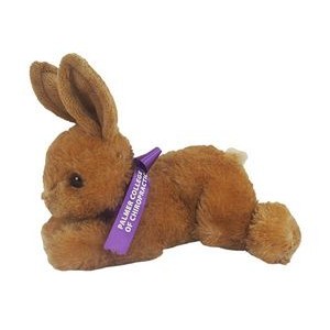 8" Bitty Bunny Stuffed Animal w/Ribbon & One Color Imprint