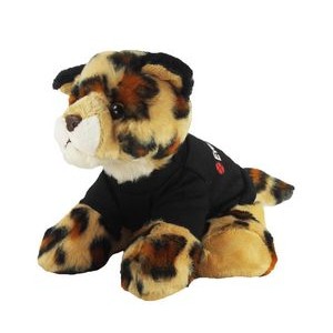 8" Amazon Jaguar Stuffed Animal w/T-Shirt & Full Color Imprint