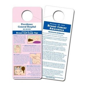Breast Self Exam Hang Tag (Full Color)