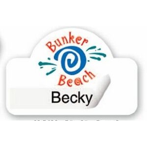 Poly Badge (2"x3") Rectangle with Bump