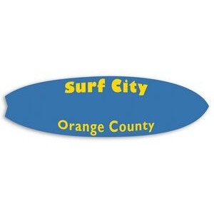 Poly Badge (1.625"x5.5") Surfboard