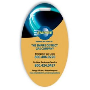 Laminated Event Tag (2"x3.5") Oval