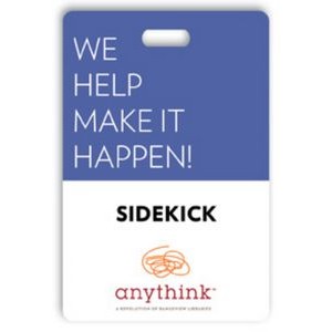 Laminated Event Tag (2.5"x3.75")
